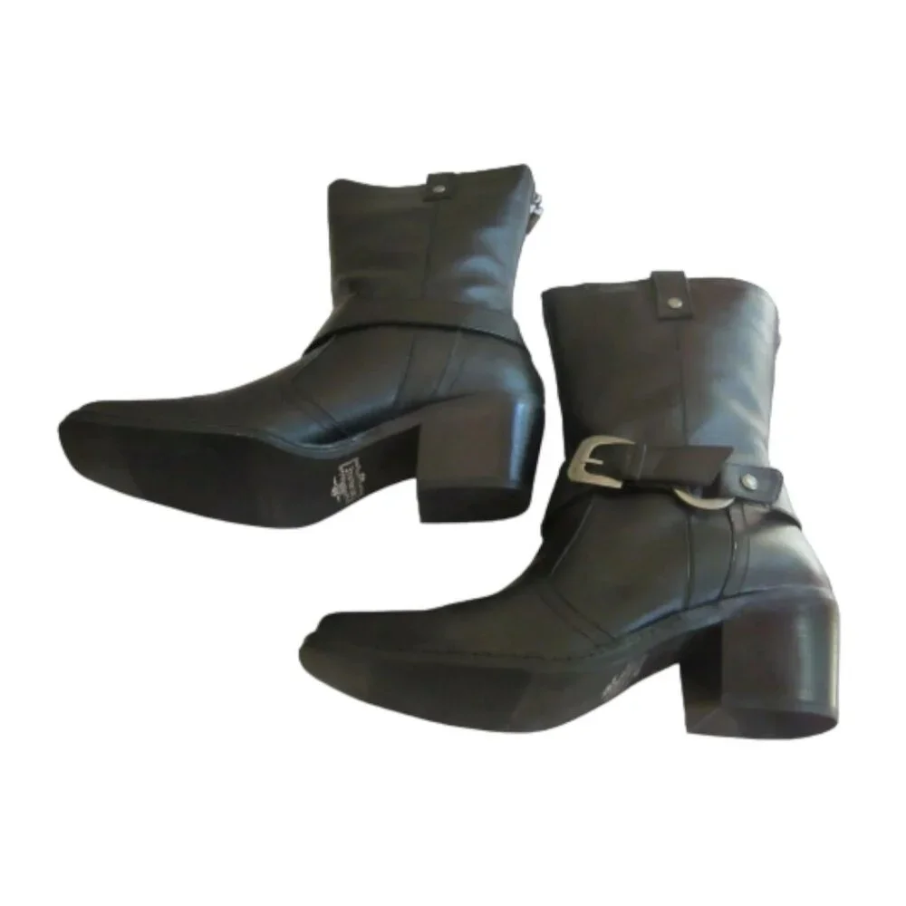 New in Box, Woman's, Milwaukee Motorcycle Delaney Leather Boots in Size 9.5 - Picture 6 of 6